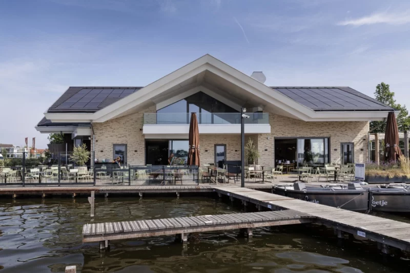 Een moderne oase aan het water